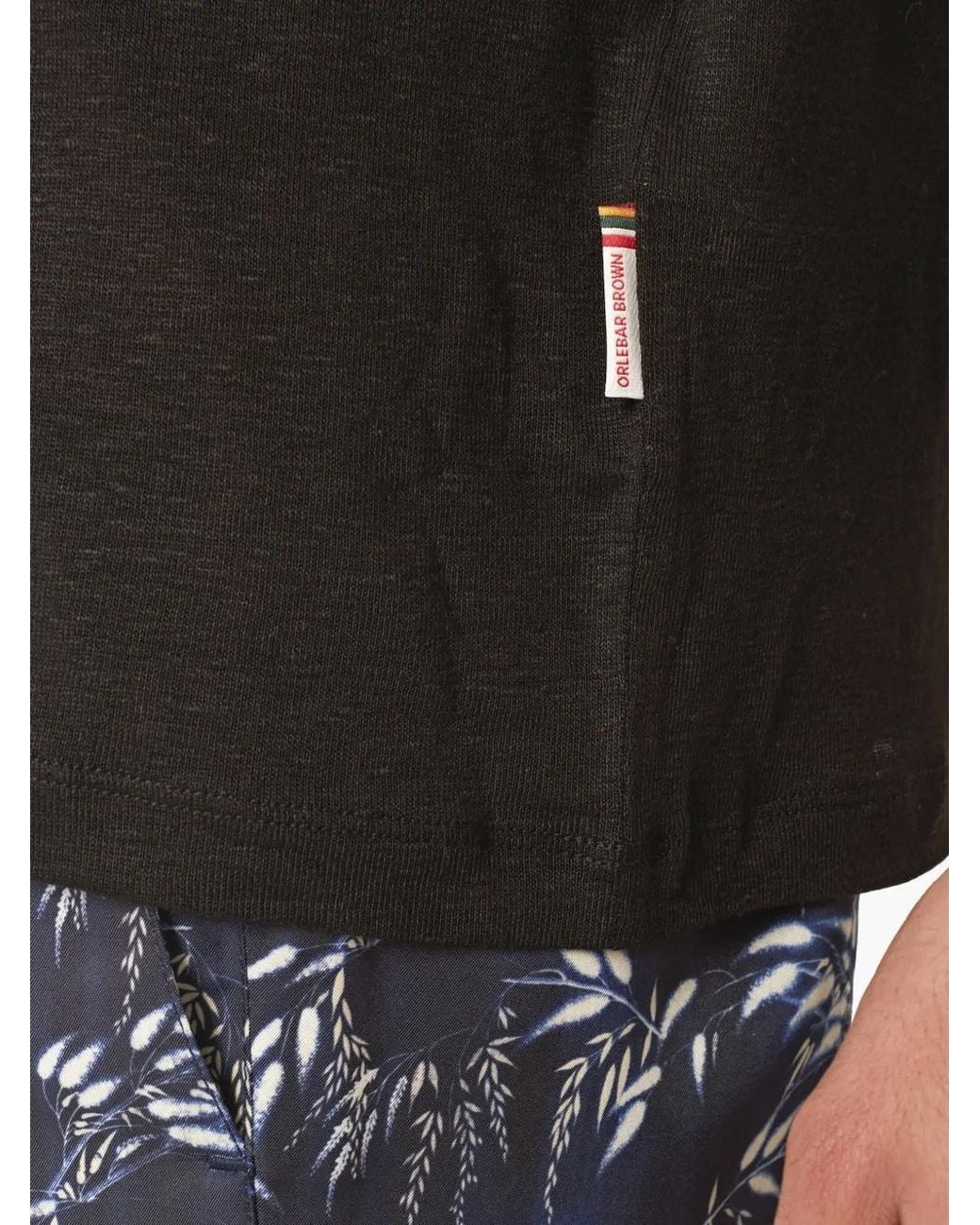 Orlebar Brown Black Standard T-Shirt for men