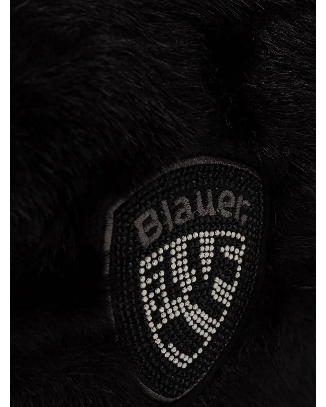Blauer Black Logo-Patch Backpack
