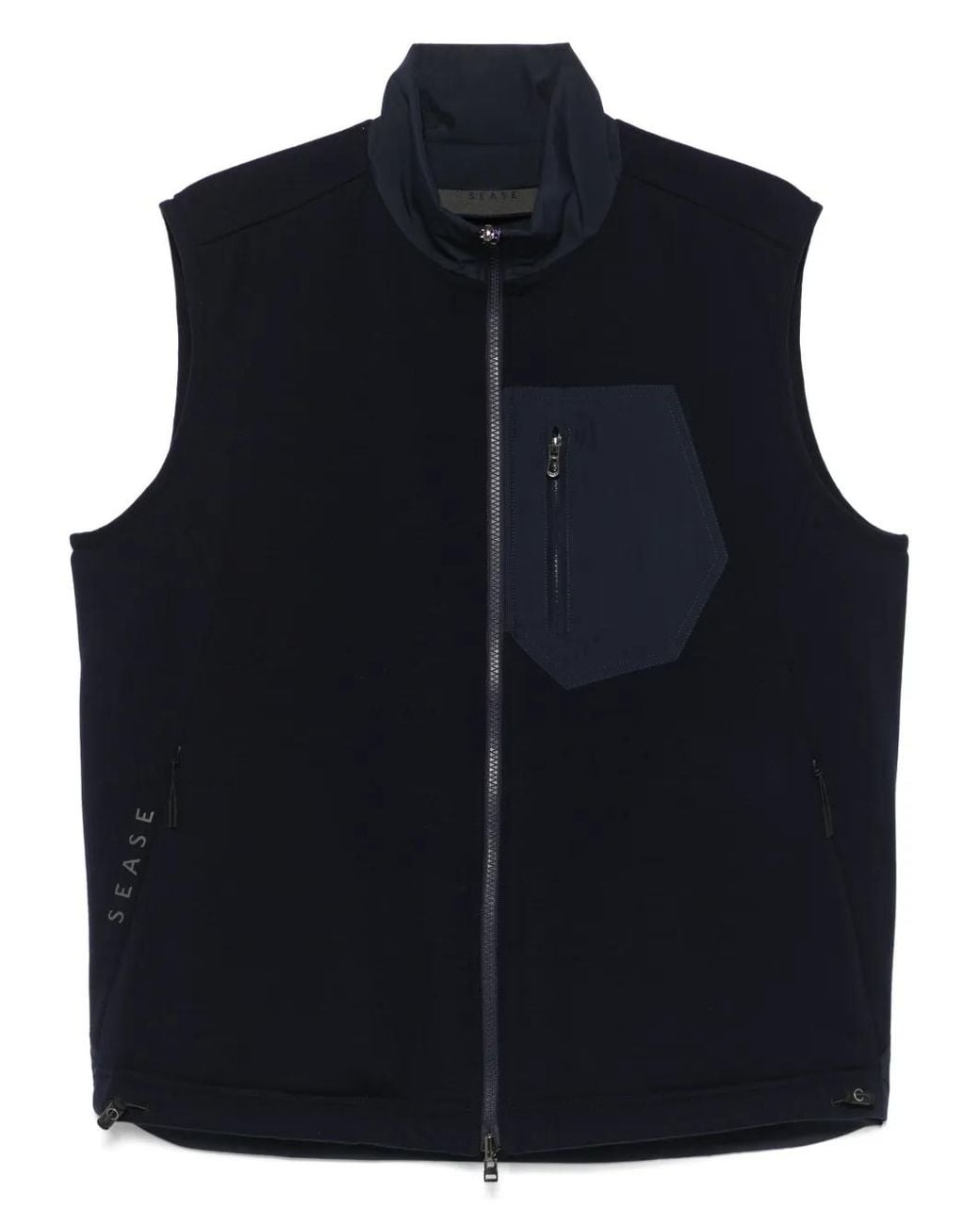 Sease Blue Padded Explorer Gilet for men