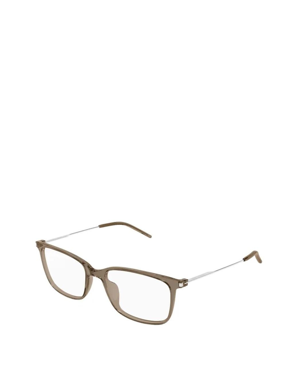 Saint Laurent Multicolor Lunettes De Vue À Monture Rectangulaire for men