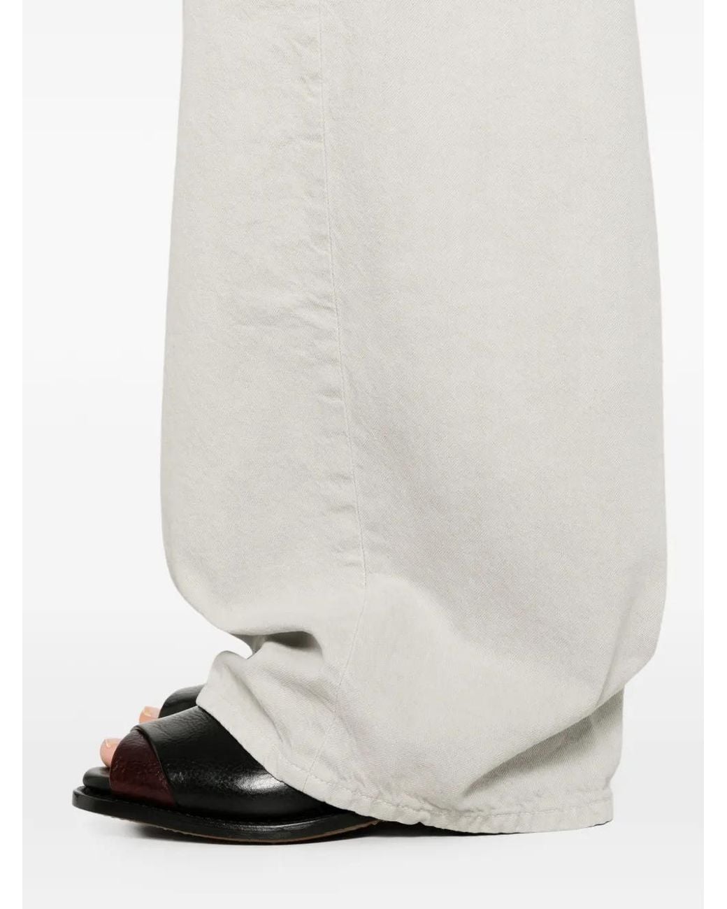 Haikure White Wide-Leg Jeans
