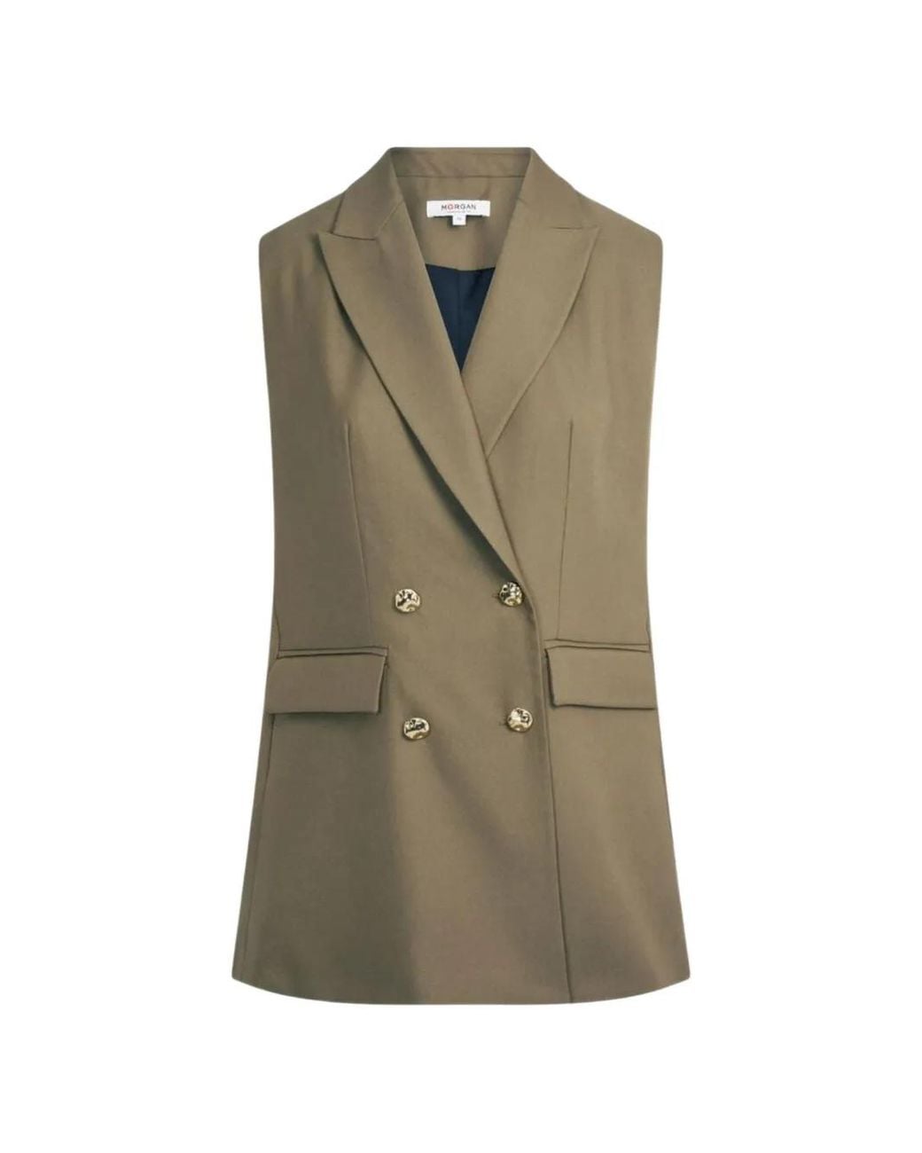 Morgan Green Double-Breasted Waistcoat