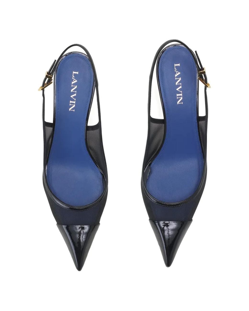 Lanvin White Nocturne Slingbacks