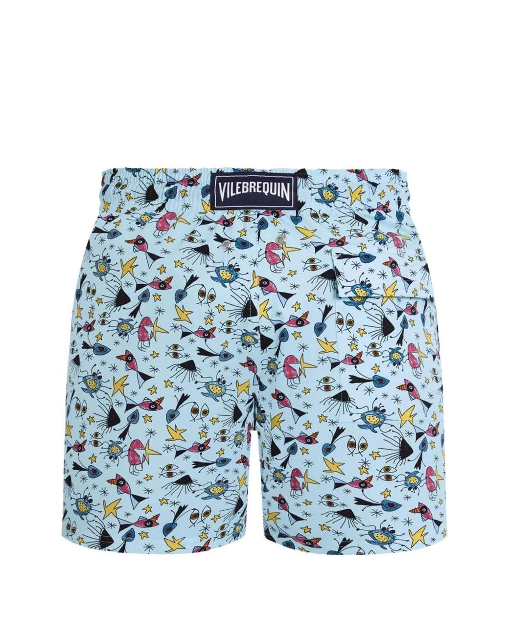 Vilebrequin Blue Swim Shorts Moorise for men