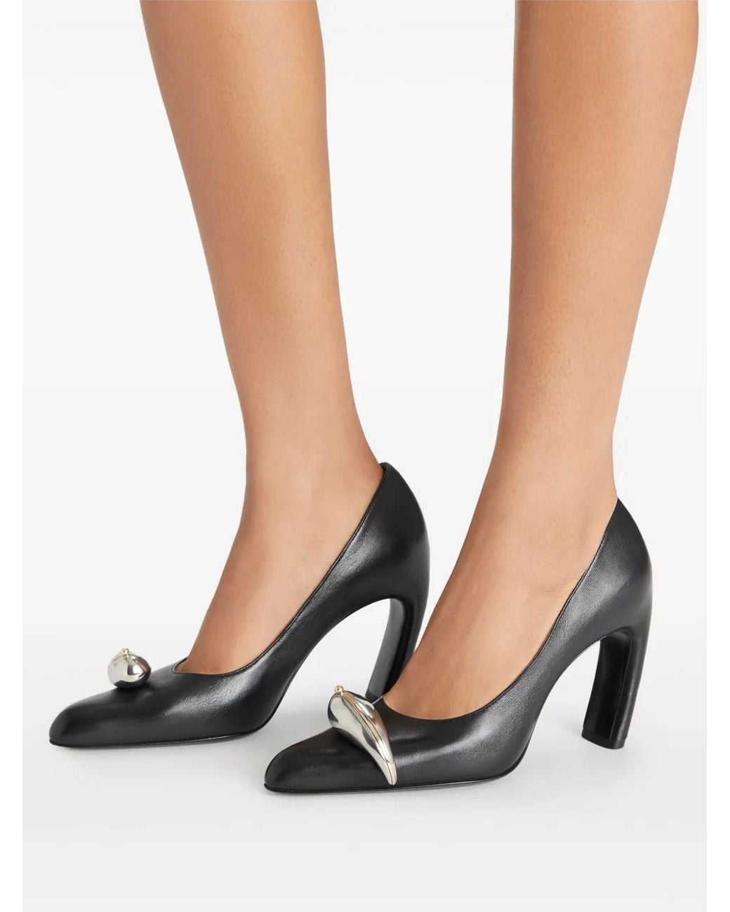 Tory Burch Black Pierced Pump