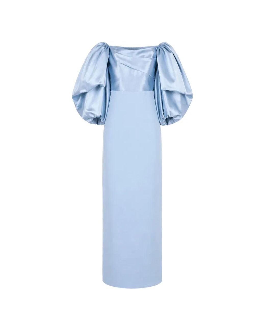Solace London Blue The Floris Maxi Dress
