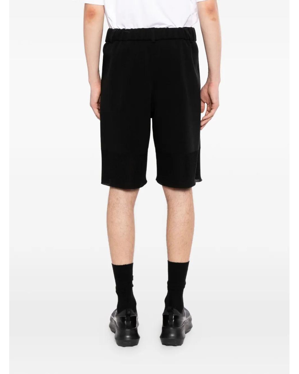 CFCL Black Short À Design Plissé for men