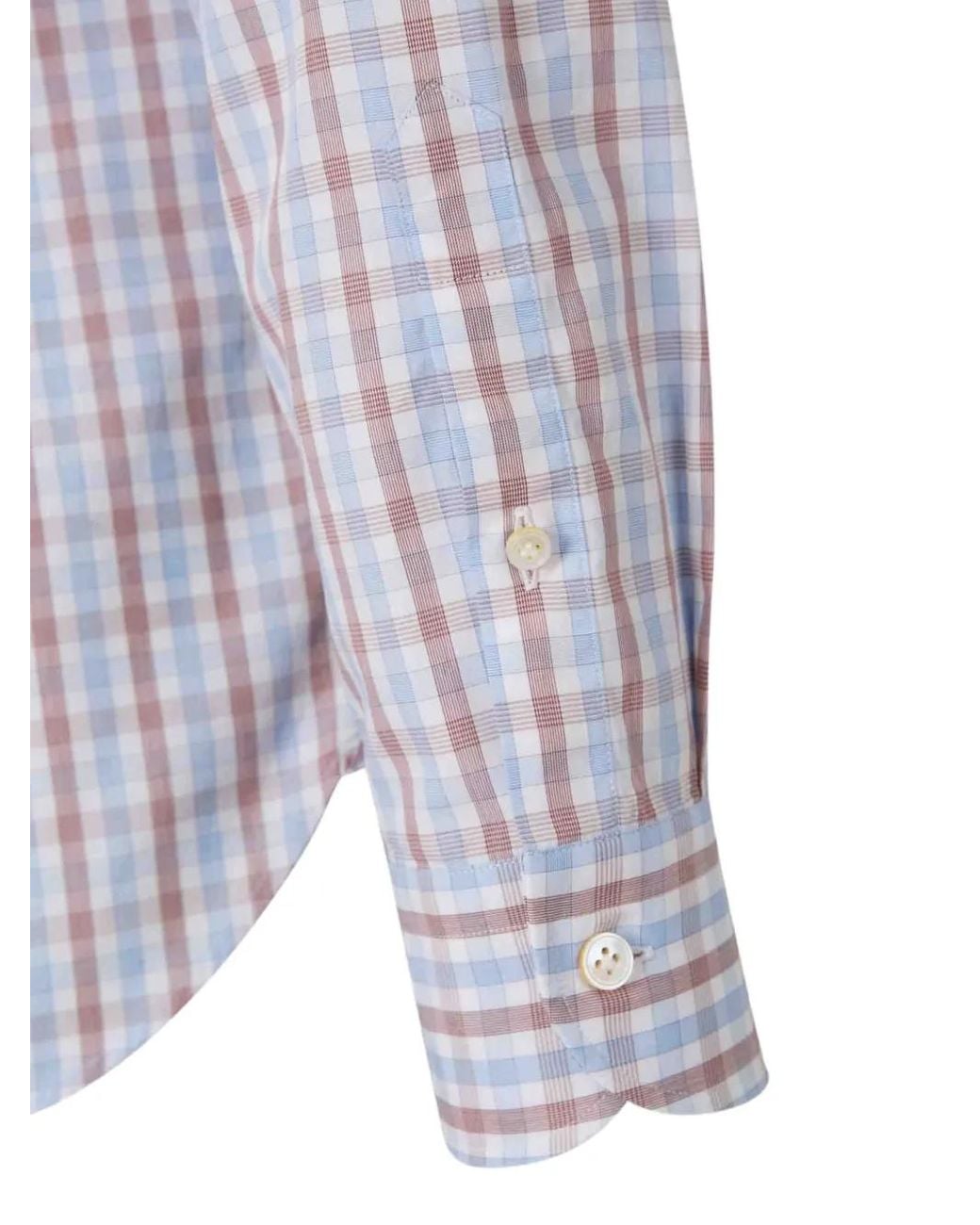 Vincenzo Di Ruggiero Blue Cotton Shirt for men