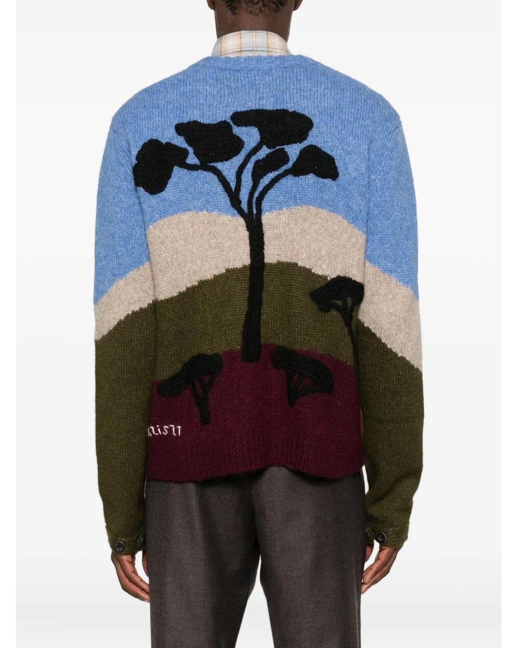 BAZISZT Blue Baobab Cardigan for men