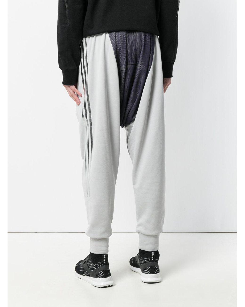 Pantalon de jogging à effet sarouel Synthétique adidas Originals pour homme  en coloris Gris | Lyst
