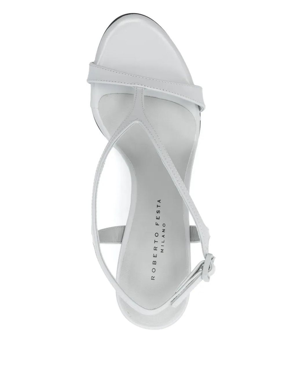Roberto Festa White 100Mm Jennie Sandals