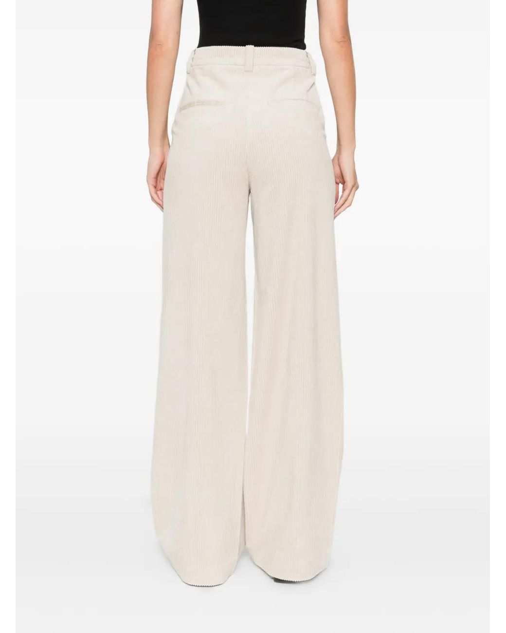 Marc O' Polo White Pantalon En Velours Côtelé