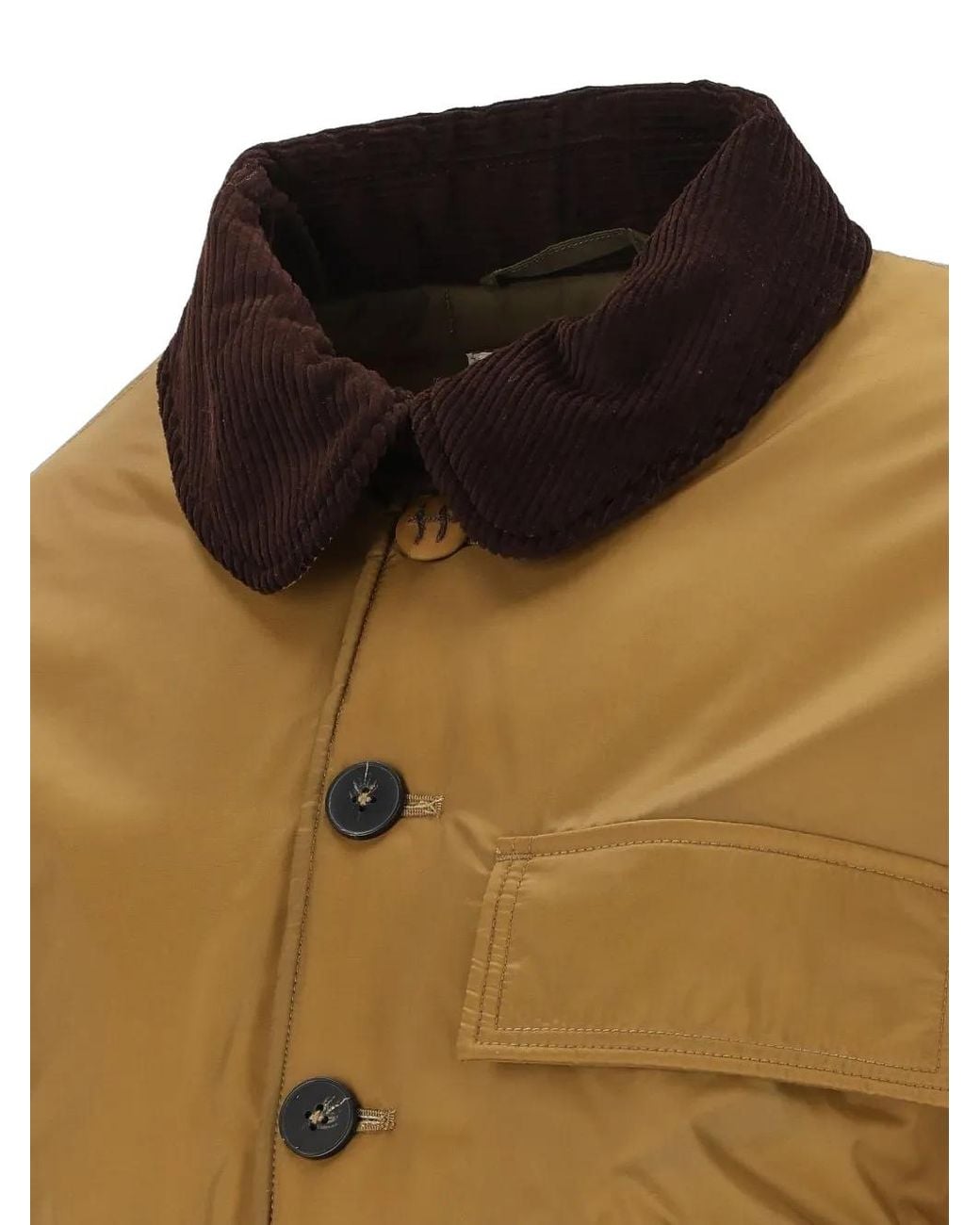 Forte_forte Metallic Corduroy-Collar Cropped Jacket