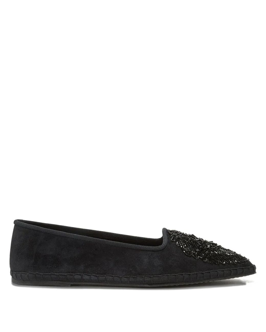 Maliparmi Black Ballerinas Mit Perlen