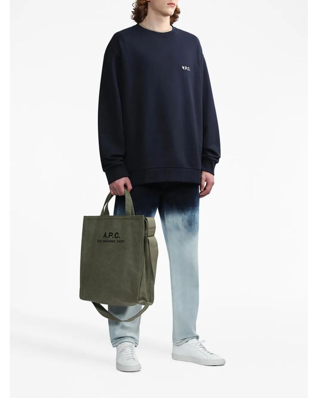 A.P.C. Green Recovery Cabas Bags