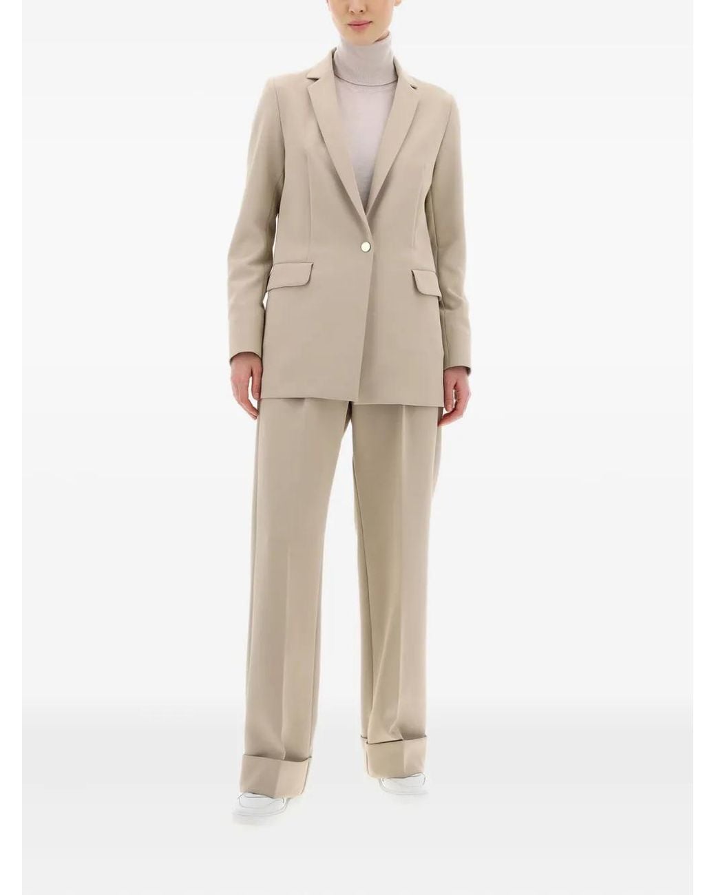 Herno Natural Pocket Single-Breasted Jacket