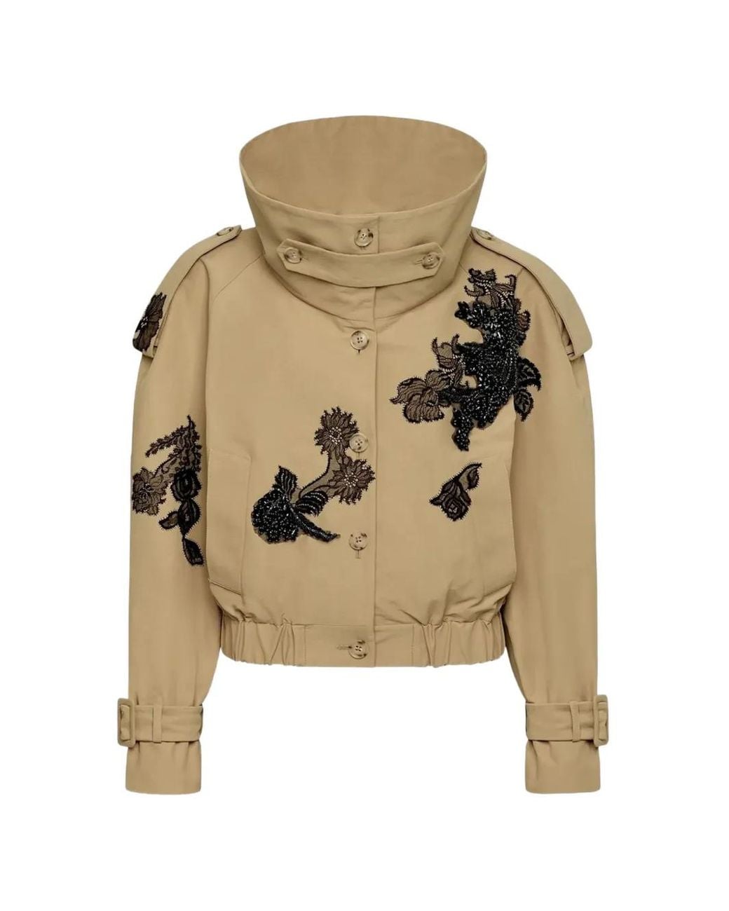 Hellessy Metallic Ricky Lace-Appliqué Jacket