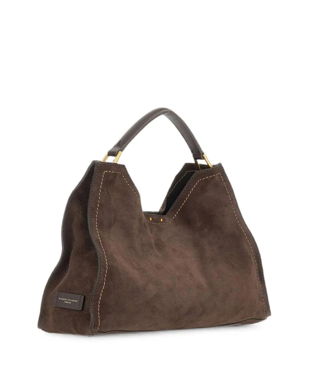 Gianni Chiarini Brown Sac Porté Épaule Aurora En Daim
