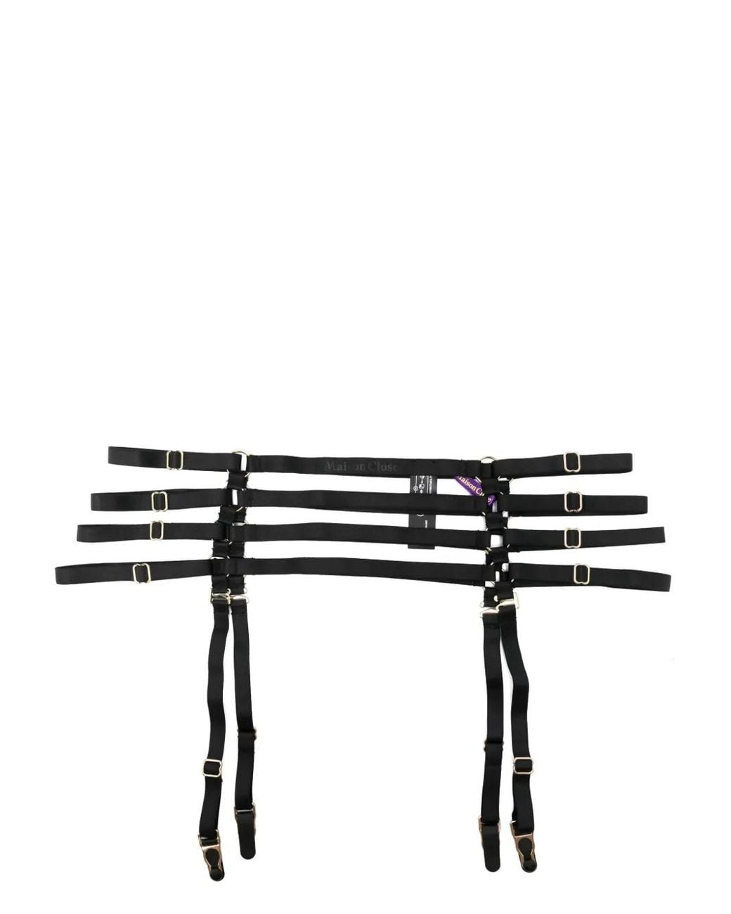 Maison Close Black Chambre Noir Garter Belt