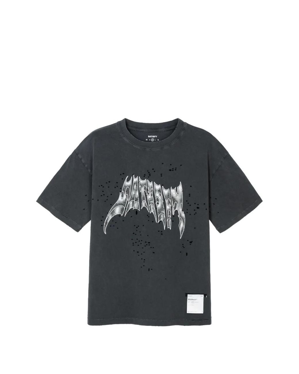 Camiseta Mothtech Con Logo Satisfy de hombre de color Black