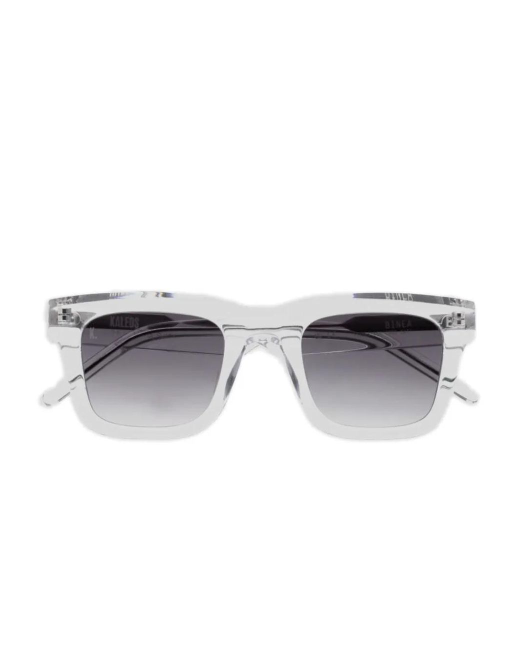 Kaleos Eyehunters White Binea Square-Frame Sunglasses