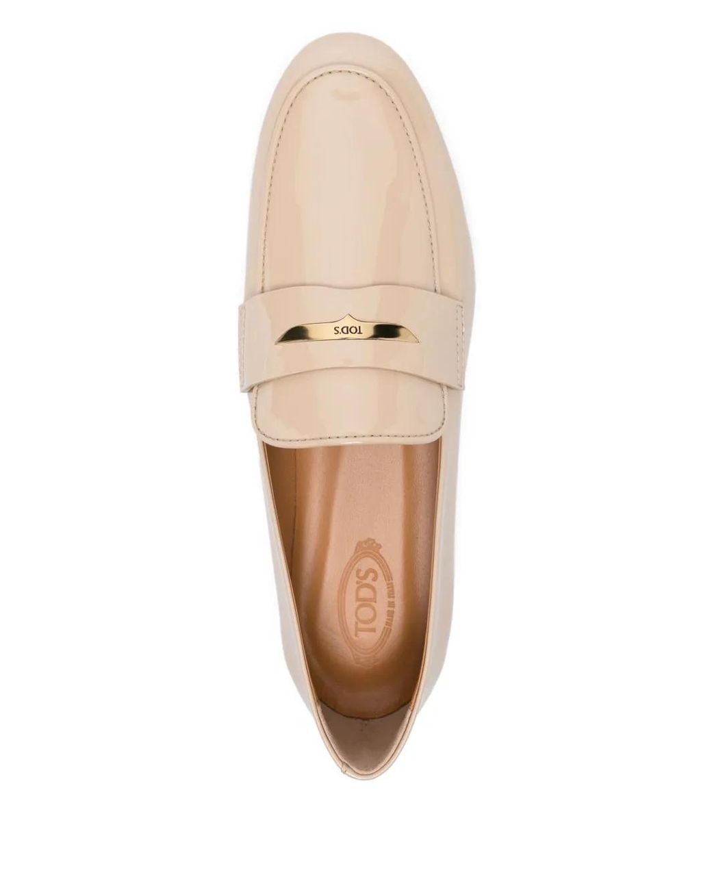 Tod's Natural Flat Shoes