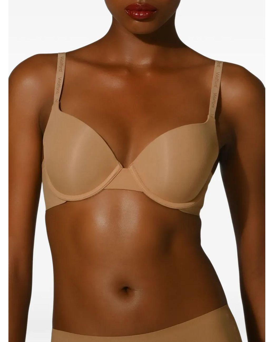 Wolford Brown Pure 3W Push-Up Bra
