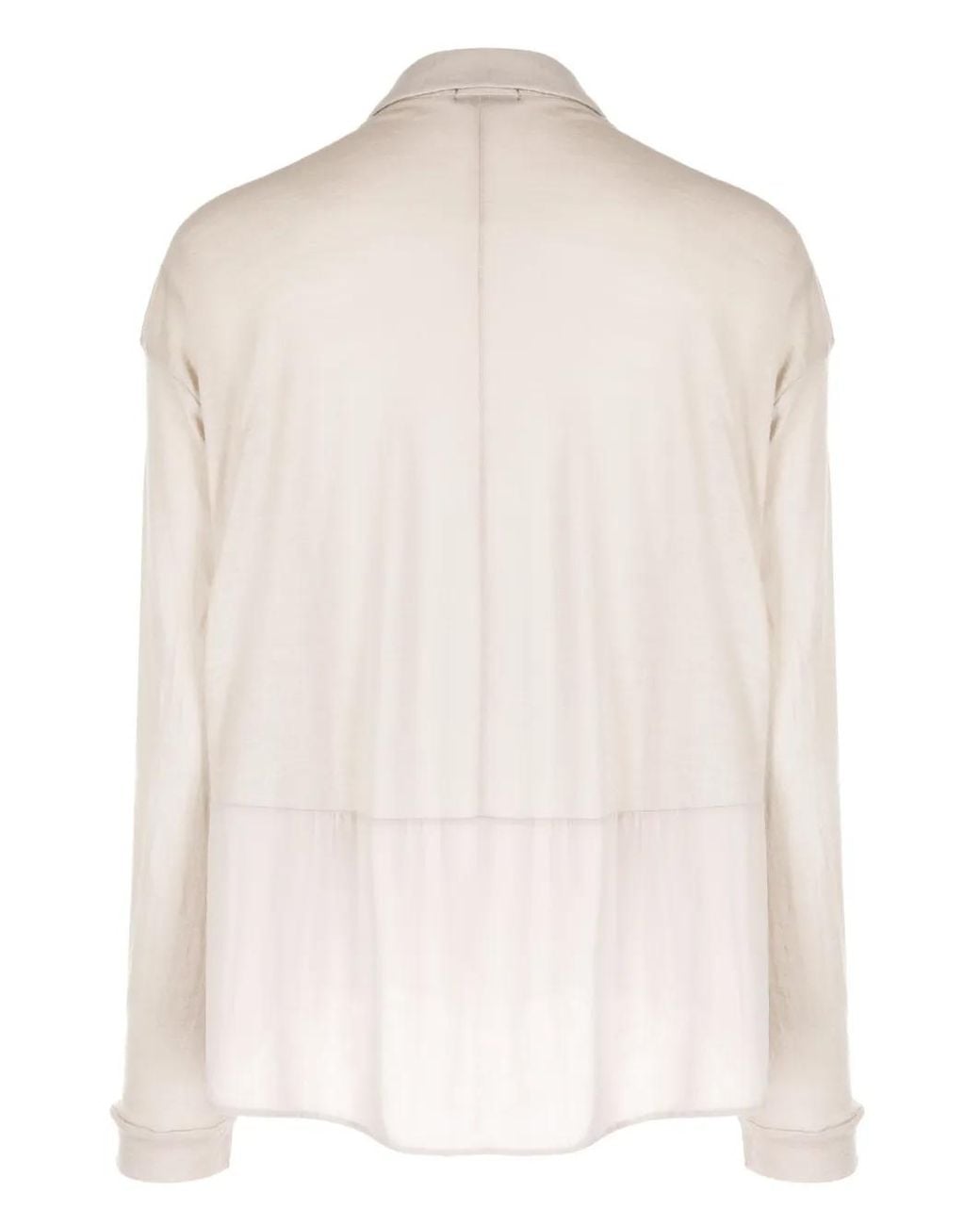 Transit Natural Panelled Virgin Wool-Blend Top