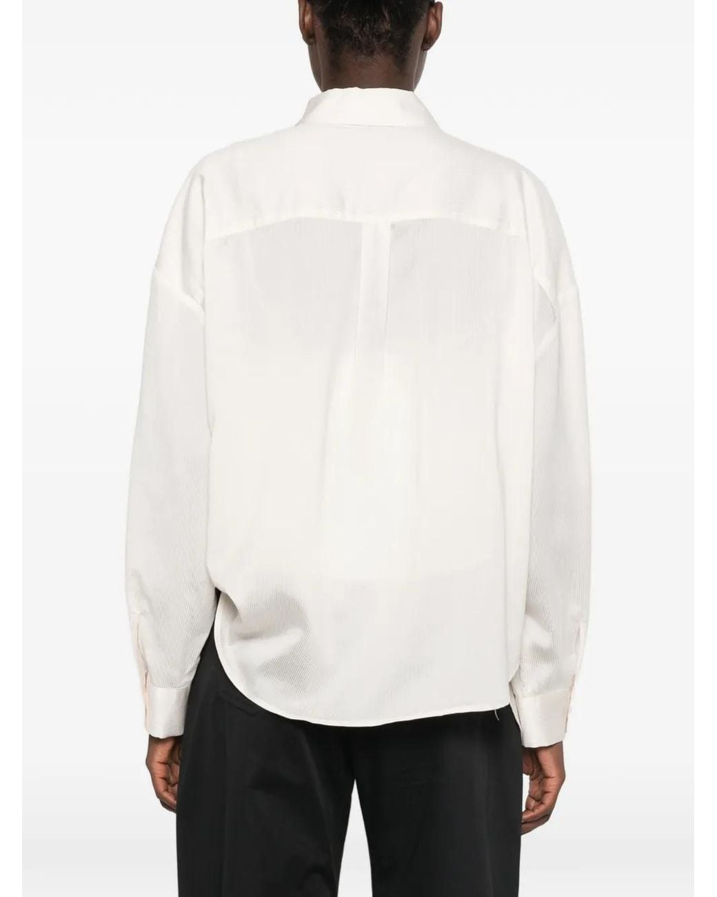 ELEH White Chest-Pocket Shirt