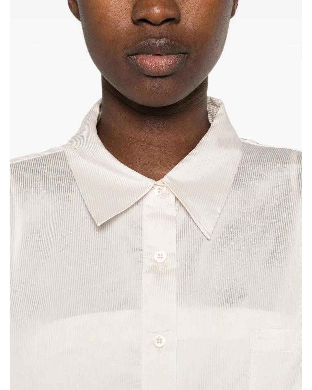 ELEH White Chest-Pocket Shirt