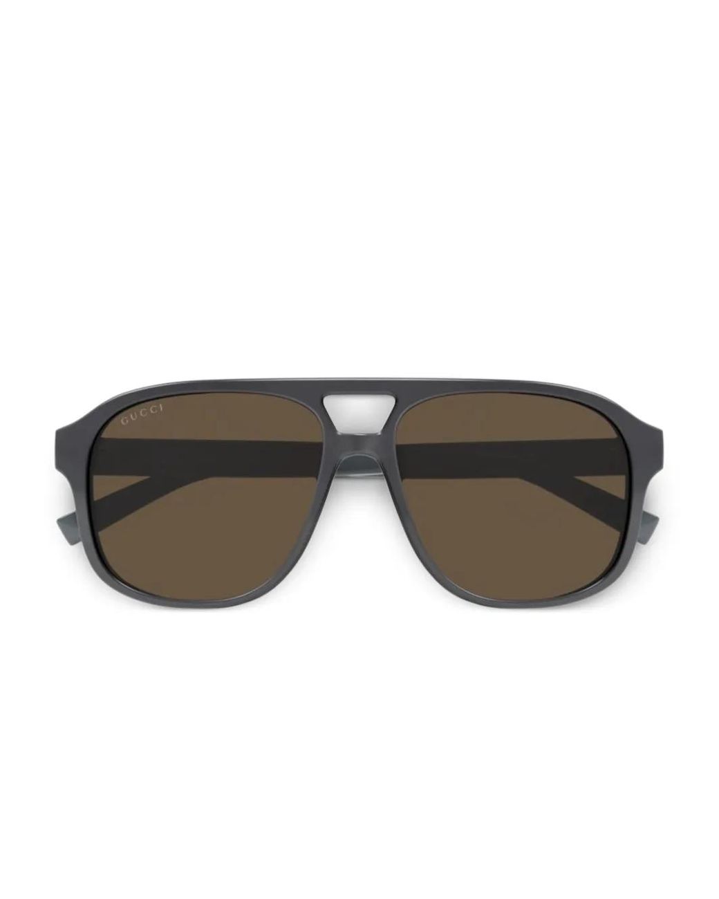 Gucci Gray Pilot-Frame Sunglasses for men