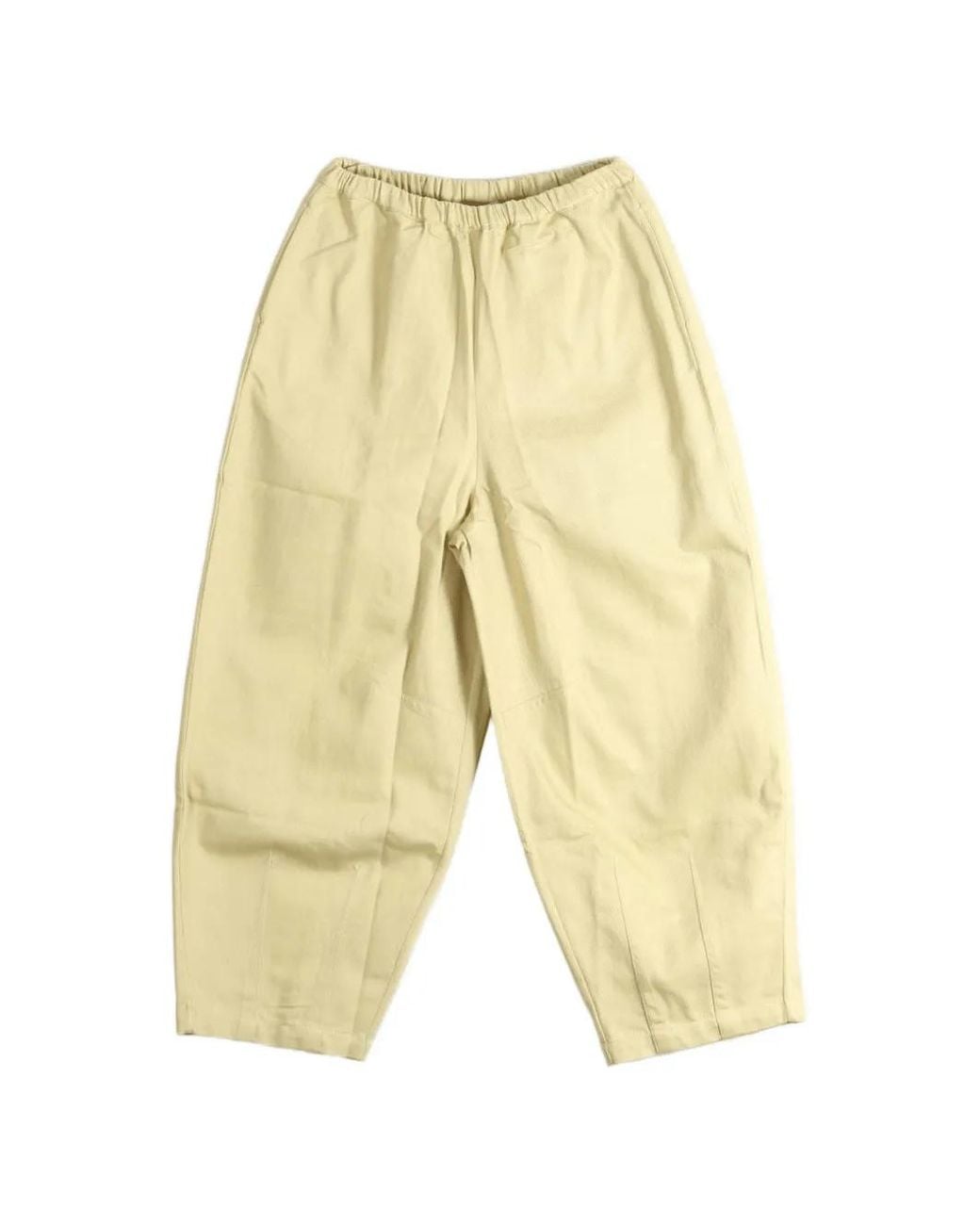 Nikki Chasin Yellow Contessa Elasticated-Waist Wide-Leg Trousers