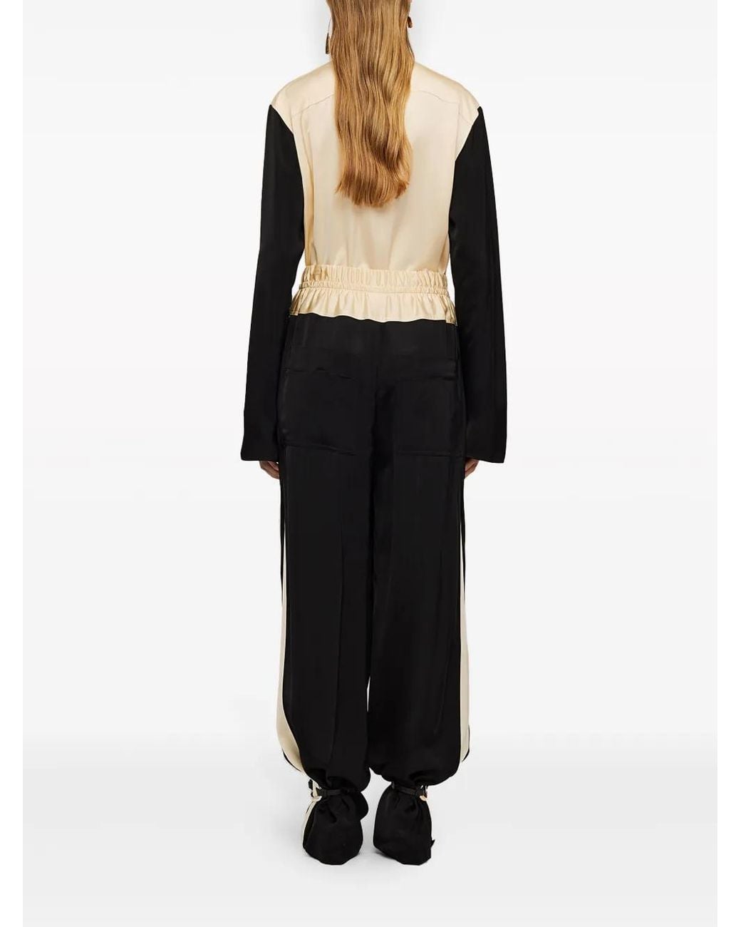 Jil Sander Black Flawless Straight-Leg Track Pants
