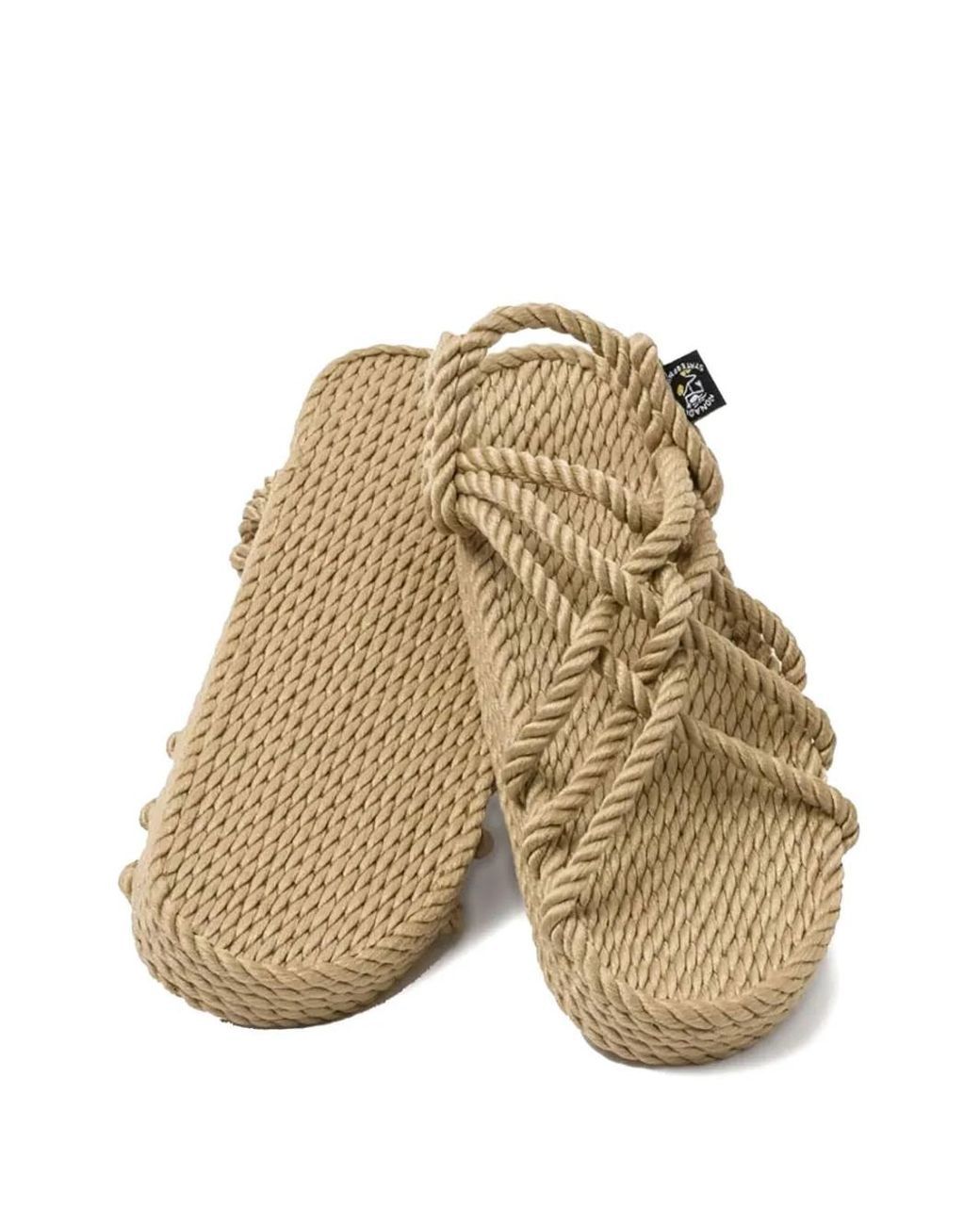 Nomadic State Of Mind Rope Platform Sandals in Metallic | Lyst UK