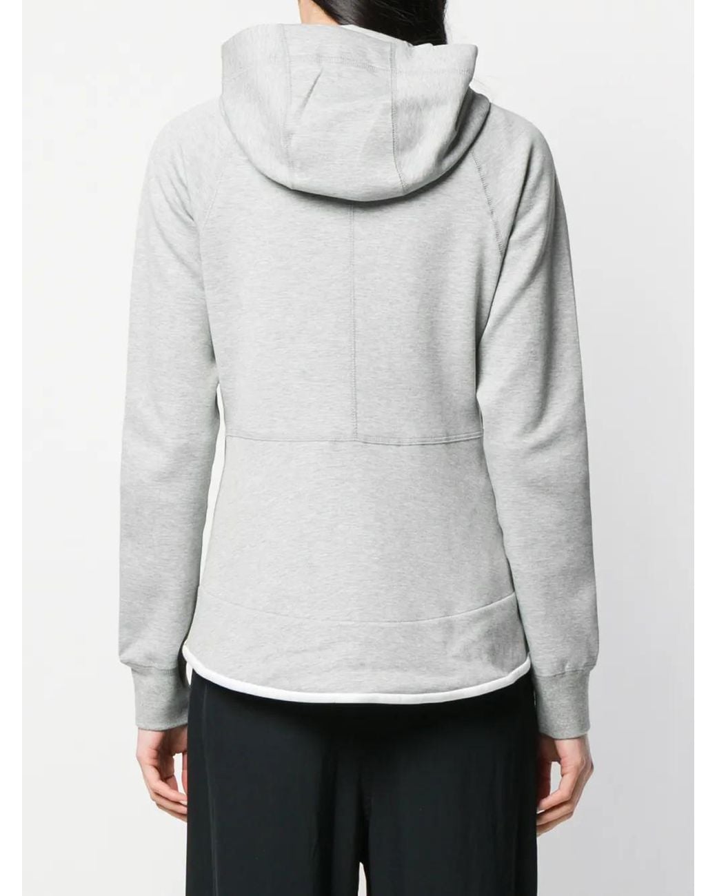 Nike Gray Tech Windrunner Zipped Hoodie