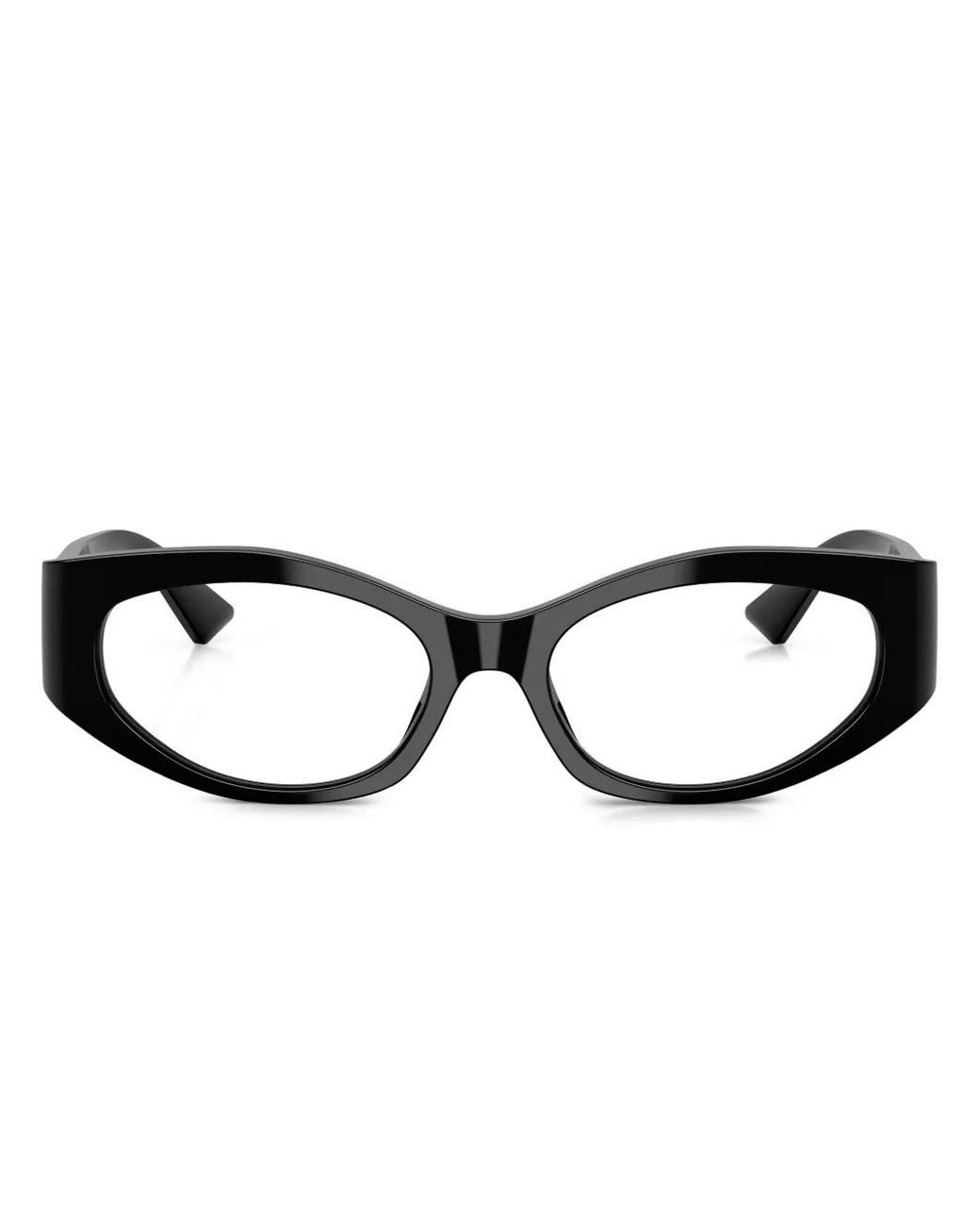 Versace Black Brille Mit Cat-Eye-Gestell