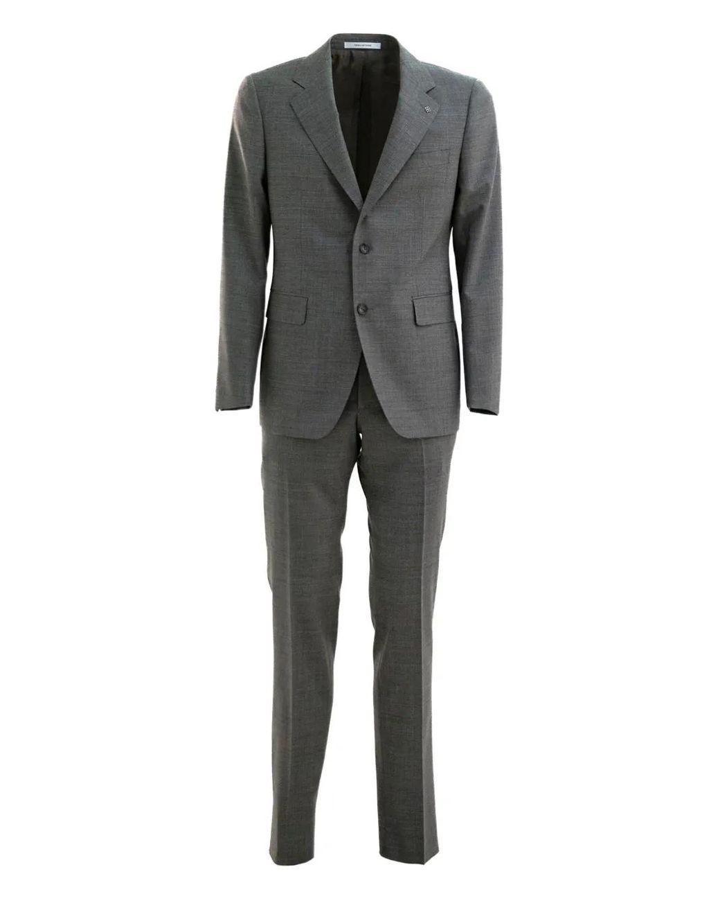 Tagliatore Gray Single-Breasted Suit for men