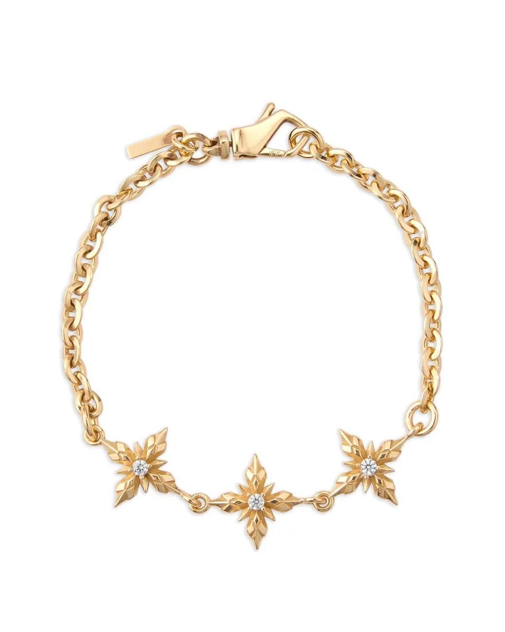 Emanuele Bicocchi Metallic Stella Ventis Chain Bracelet