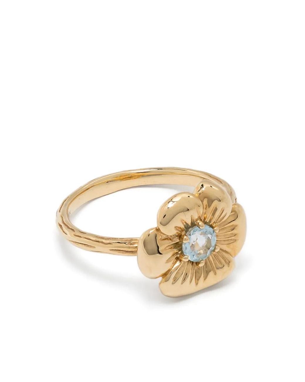 Aurelie Bidermann Metallic 18Kt Topaz Bouquet Ring