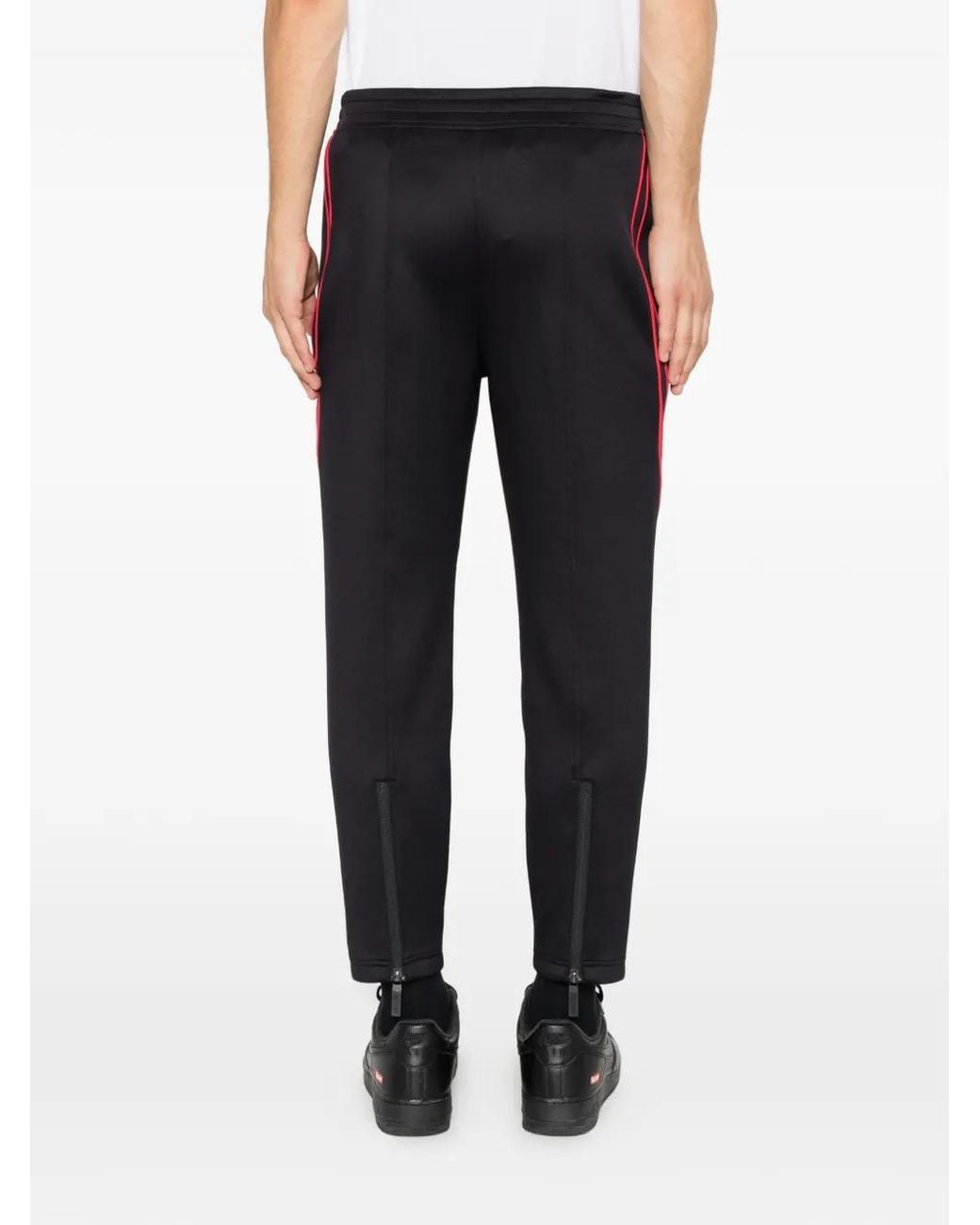 Neil Barrett Black Zip-Pocket Track Pants for men