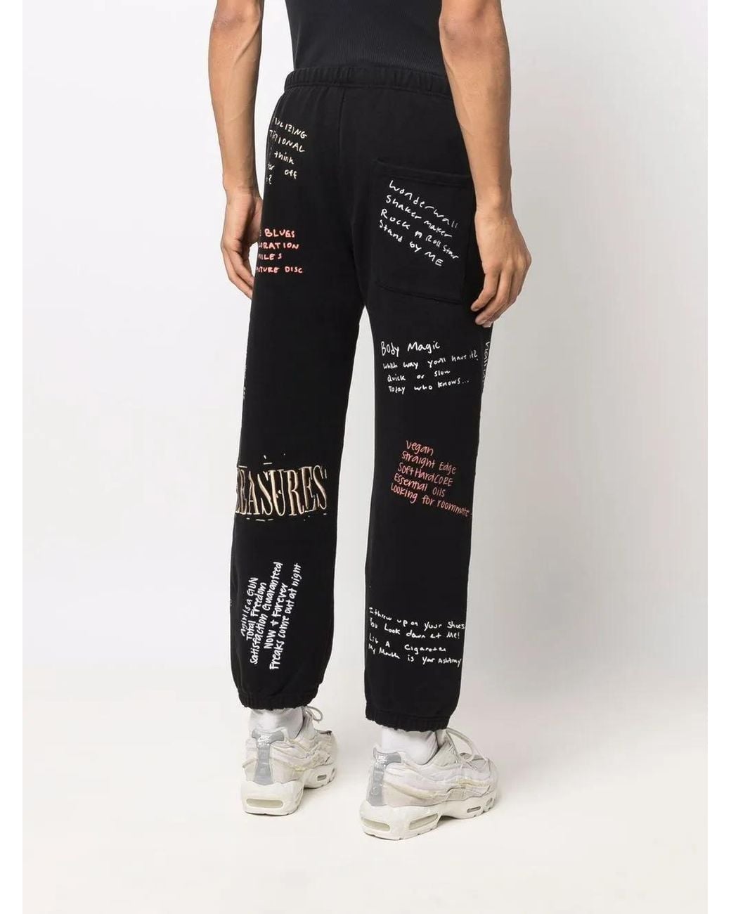 Pleasures Broek Met Print in het Black voor heren