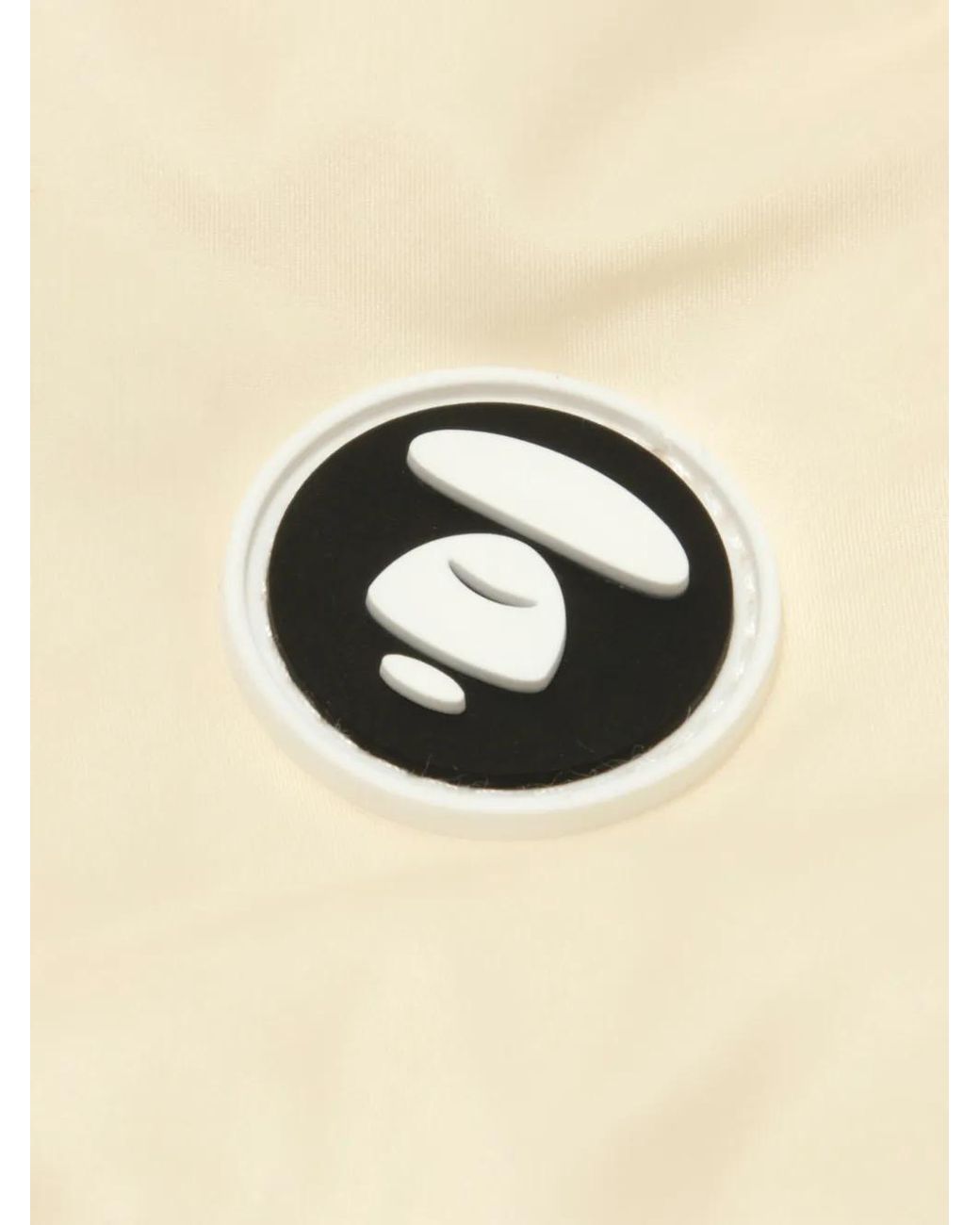 Aape By A Bathing Ape Gesteppte Weste Mit Logo-Patch in Natural für Herren