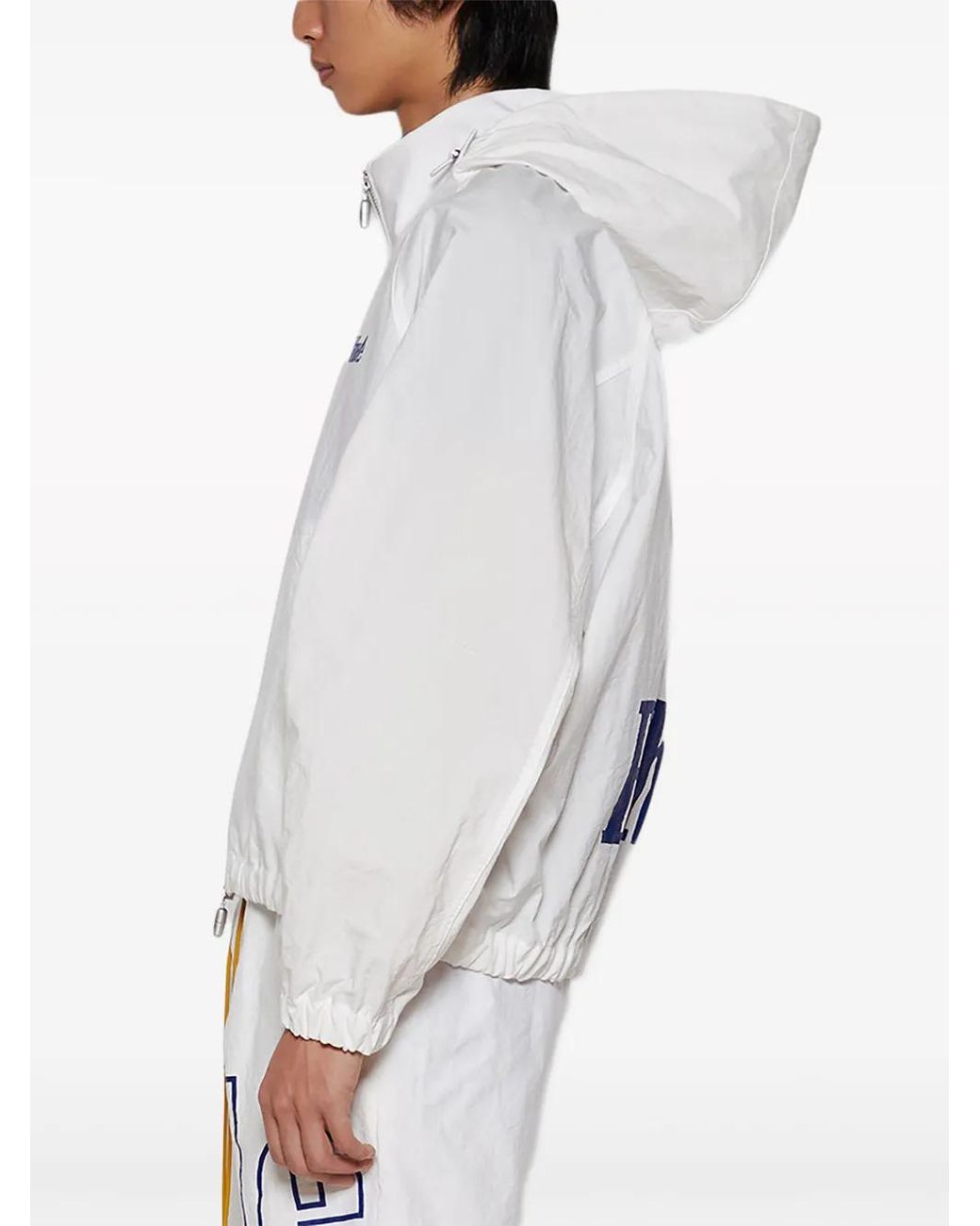 Rhude White Palm Track Jacket for men