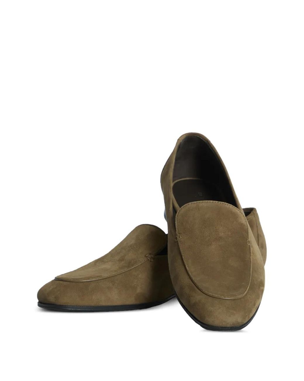 The Row Green Adam Loafers