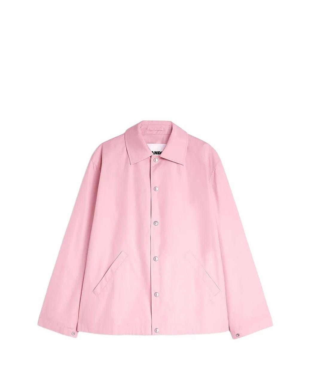 Surchemise Boutonnée À Logo Jil Sander pour homme en coloris Pink