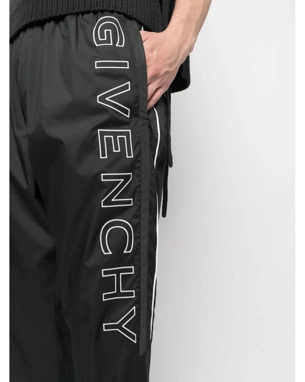 Givenchy Black Logo Sweatpants for men