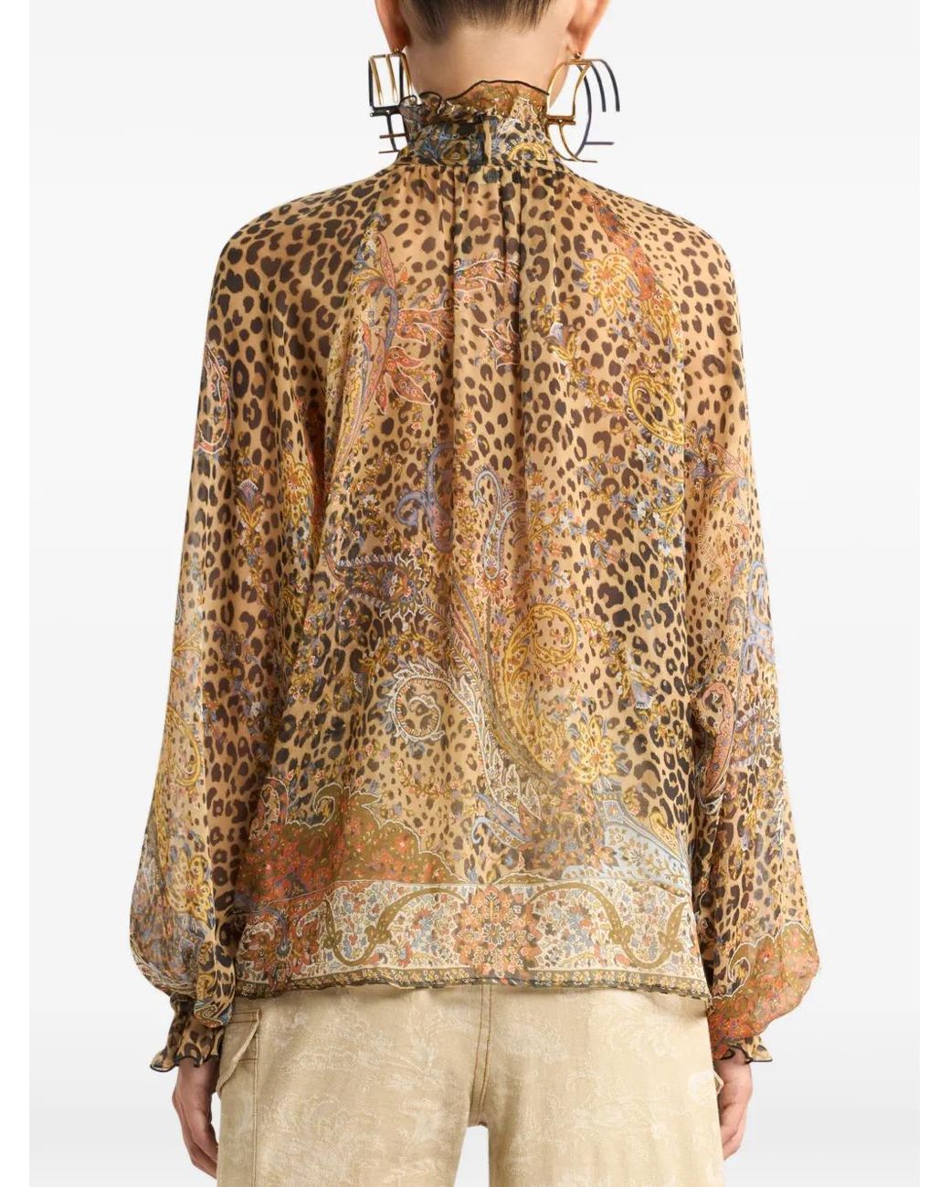 Etro Brown Blouse