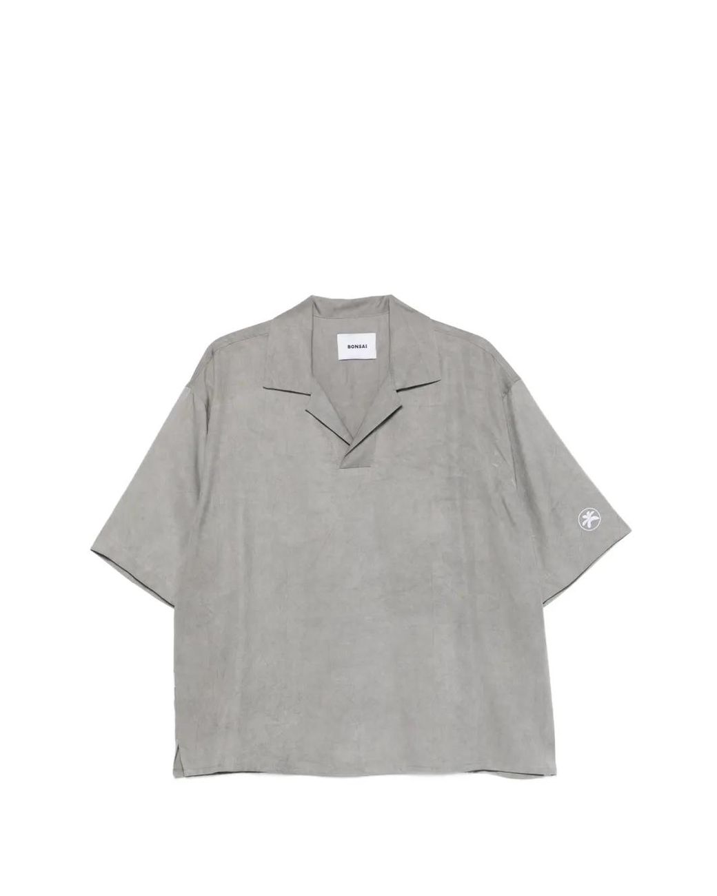 Bonsai Gray Polo À Manches Courtes for men