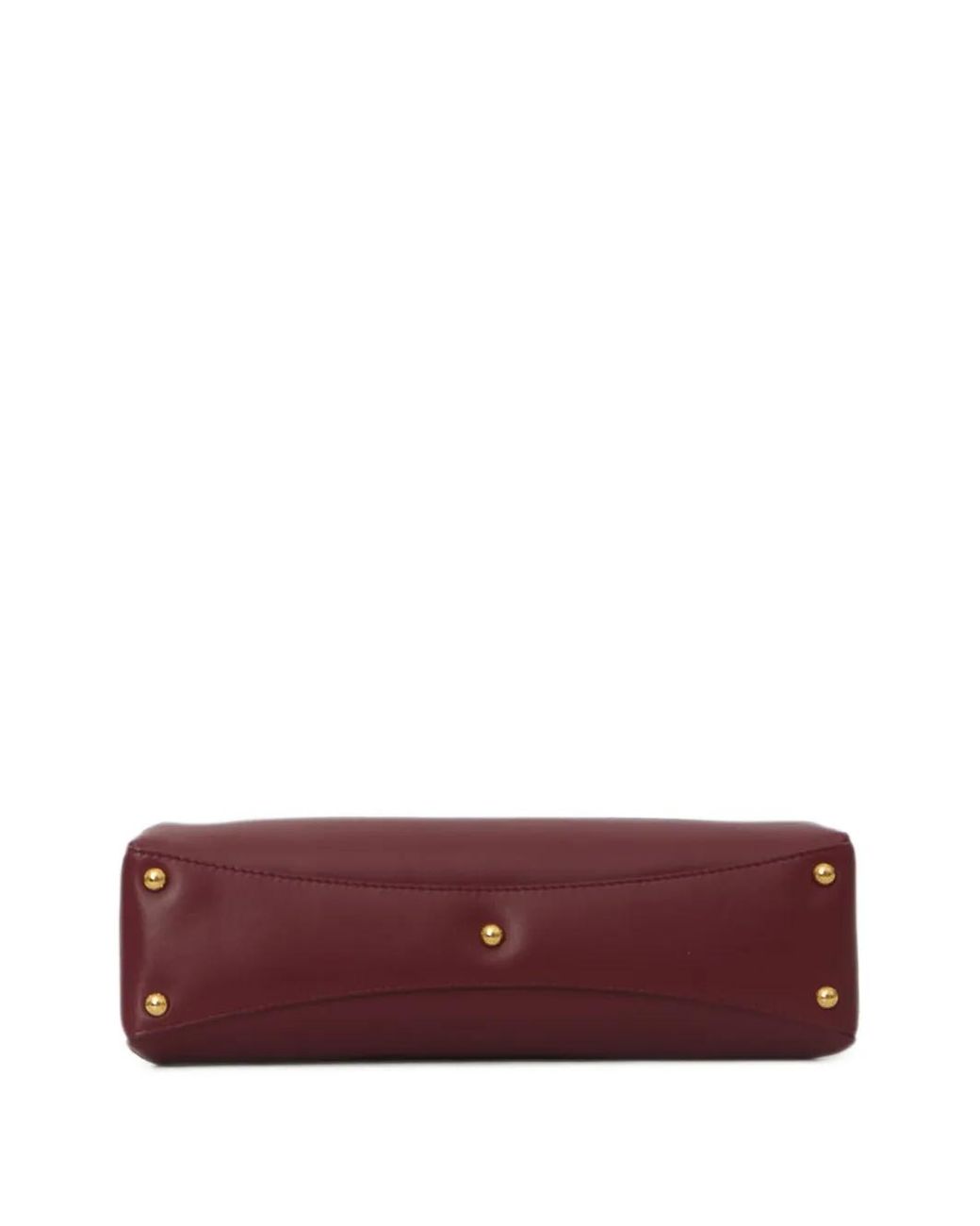 Dolce & Gabbana Purple Logo-Print Leather Shoulder Bag