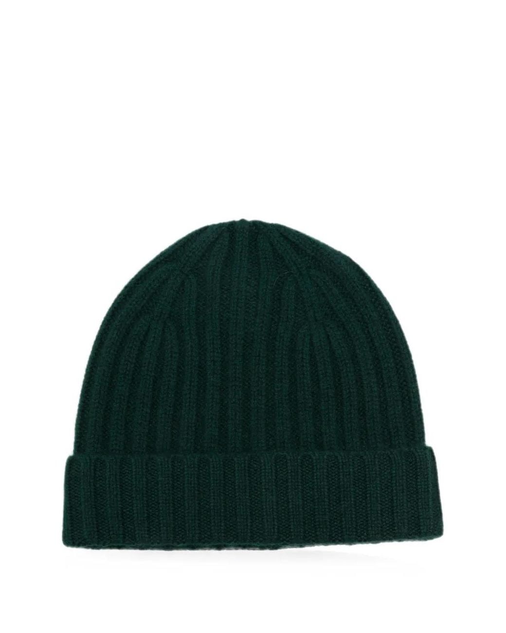Be You Green Ribbed-Knit Beanie Hat